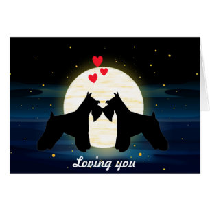 Cartão Amor do Schnauzer