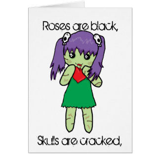 Cartão Amor do zombi