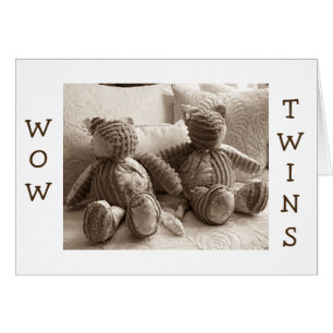 CARTÃO AMOR DUPLO/ALEGRIA/DIVERTIDO COM O NASCIMENTO DE S