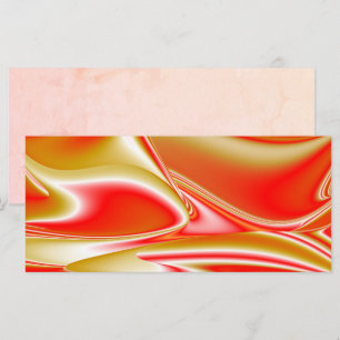 Cartão Amor e Abstrato 3D Rainbowart Dourado