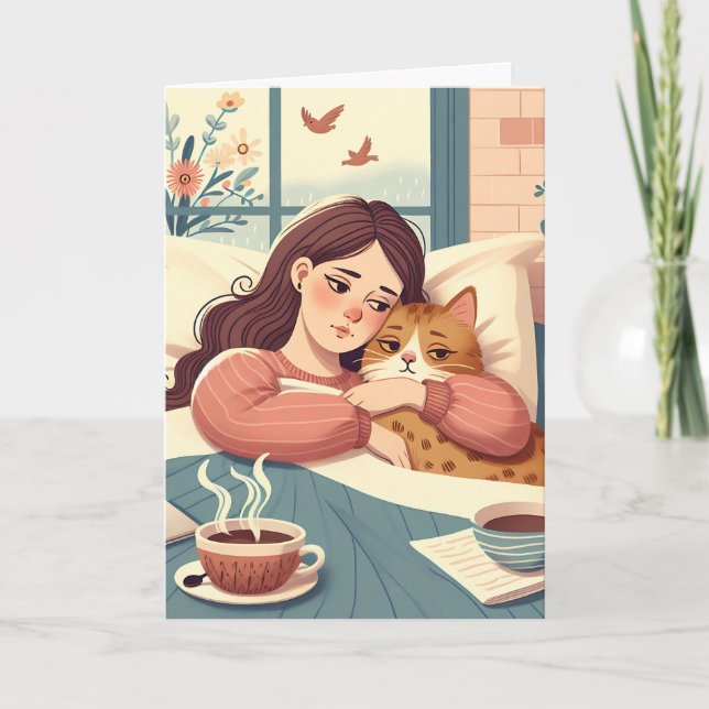 Cartão Amor e Apoio a Alguém com Doença Crônica (Frente)