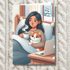 Cartão Amor e Apoio para alguém Cronicamente Doente