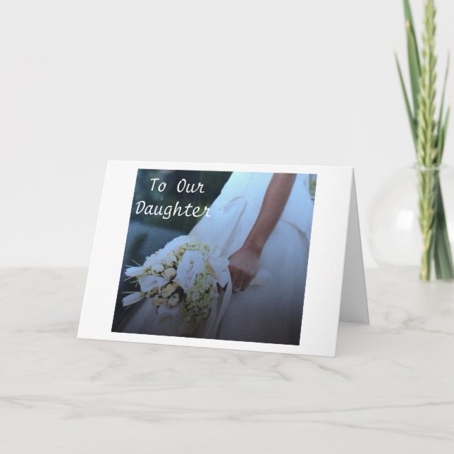 CARTÃO AMOR E FELICIDADE PARA A NOSSA FILHA (Frente)