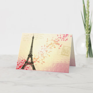 Cartão Amor em Paris