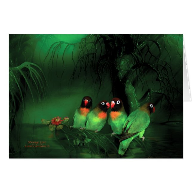 Cartão Amor estranho ArtCard (Frente Horizontal)