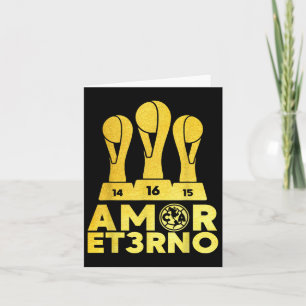 Cartão Amor Et3rno America Tricampeon