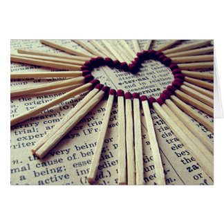 Cartão Amor eterno do coração