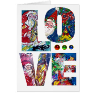 CARTÃO AMOR FESTA XMAS DE PAPAIS NOEIS MUSICAIS