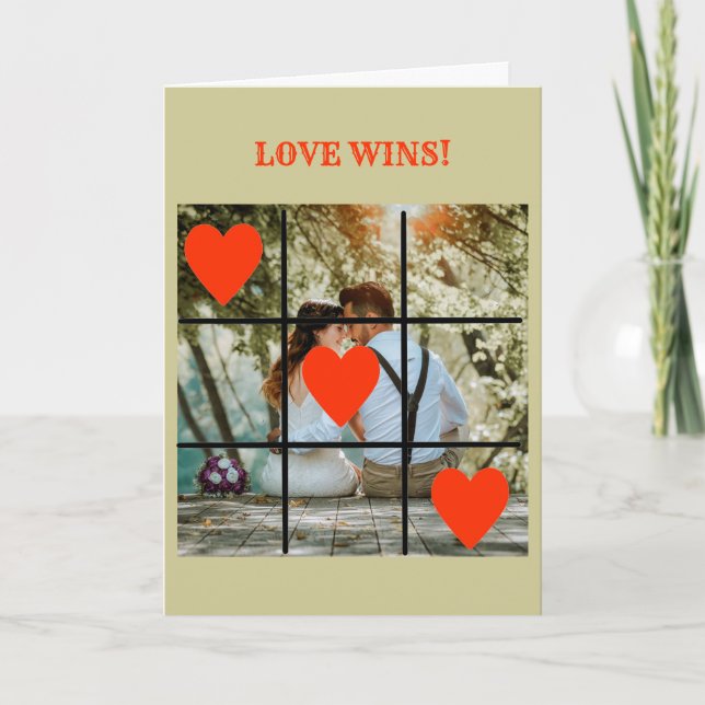 Cartão Amor ganha mensagem fotográfica personalizar carro (Frente)