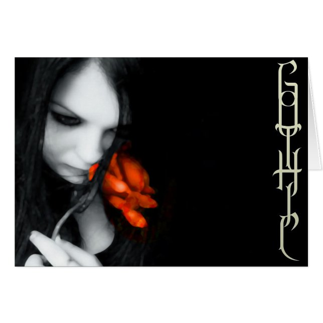 CARTÃO AMOR GÓTICO (Frente Horizontal)