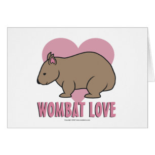 Cartão Amor II de Wombat