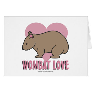 Cartão Amor II de Wombat
