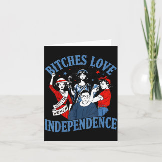 Cartão Amor Independência Engraçado Mulheres 4 De Julho R