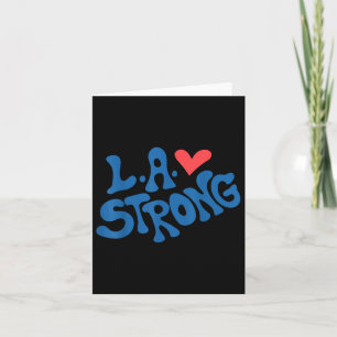Cartão Amor La Coração Los Angeles Forte Suporte