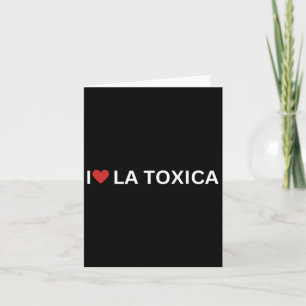 Cartão Amor La Toxica Y El Toxico Casal Hispano Divertido