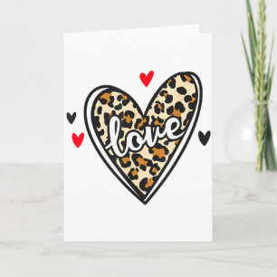 Cartão Amor Leopardos no Dia dos Namorados
