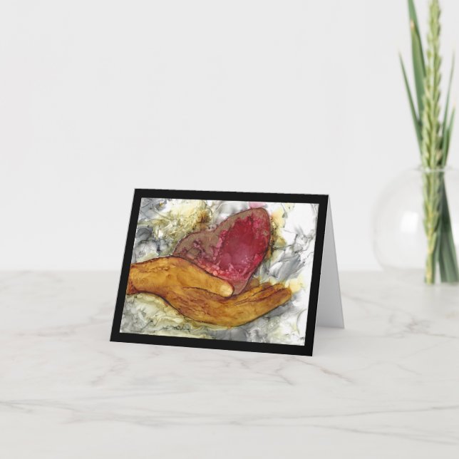 Cartão Amor, Luz, Alegria e Esperança (Frente)