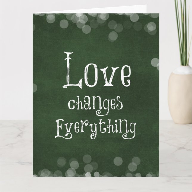 Cartão Amor Muda Tudo (Frente)