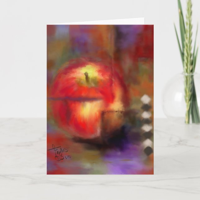 Cartão Amor na primeira mordida (Frente)