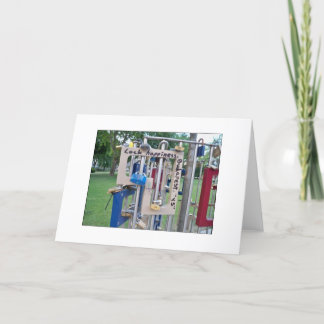 Cartão amor no notecard de budapest