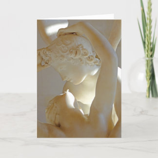 Cartão Amor - Psiche Recuperada Pelo Beijo Cupido