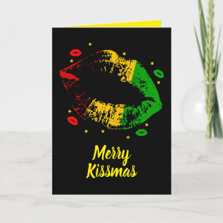 Cartão Amor Rasta Jamaicano Feliz Natal