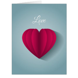 Cartão Amor romântico moderno