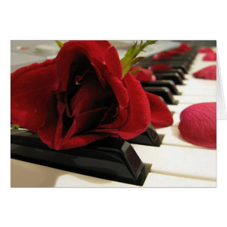 Cartão Amor Rosa vermelha Romântico