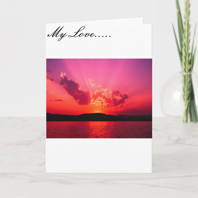 Cartão Amor sem fim (Frente)