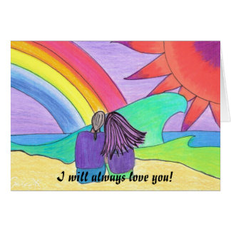 Cartão Amor Sempre para os falecidos