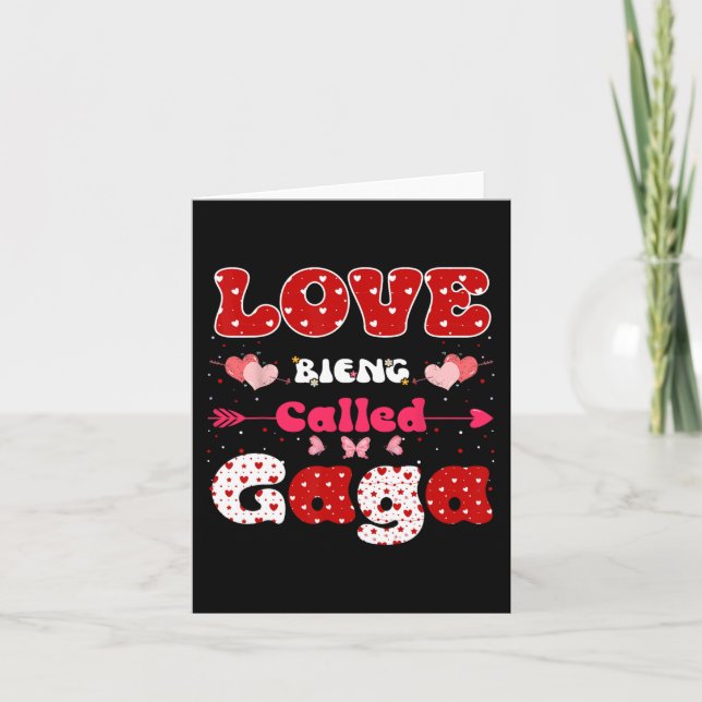 Cartão Amor Ser Chamado Gaga Dia das Mães Engraçado Para  (Frente)