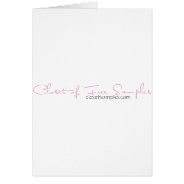 Cartão Amostras de armário (Frente)