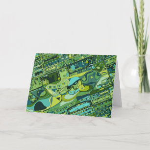 Cartão Amsterdam City Structure Map