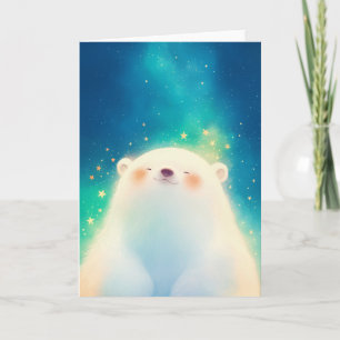 Cartão Amuleto Gelado de Urso Polar