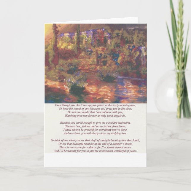 Cartão Amys poem II (Frente)