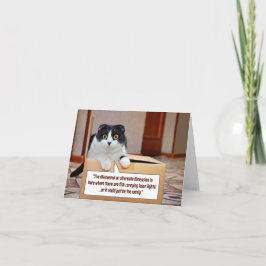 Cartão An alternate dimension