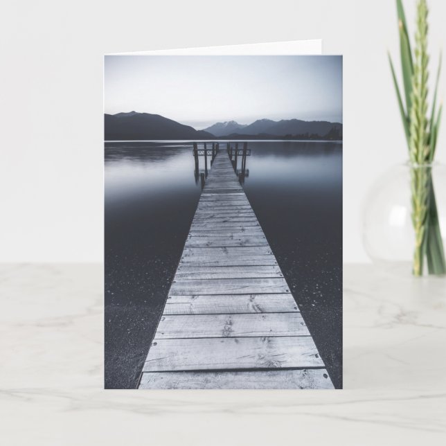 Cartão An Old Pier Portrait (Frente)