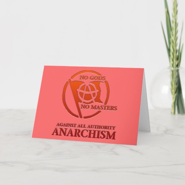 Cartão anarquismo (Frente)