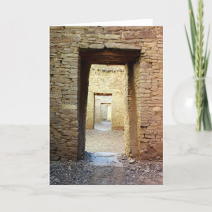 Cartão Anasazi Doorway Greeting Card