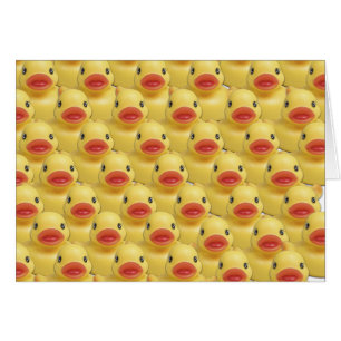 Cartão ANATIDAEPHOBIA - MEDO DOS PATOS! Pato de borracha