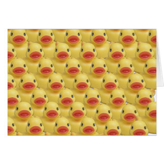 Cartão ANATIDAEPHOBIA - MEDO DOS PATOS! Pato de borracha