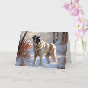 Cartão Anatólia Shepherd Deixou nevar o Natal