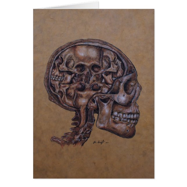 Cartão Anatomia de um esquizofrénico (Frente)