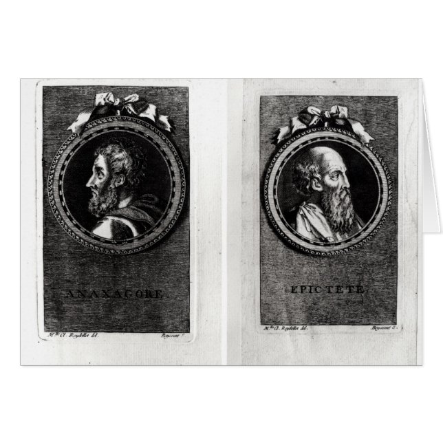 Cartão Anaxagorus e Epictetus (Frente Horizontal)