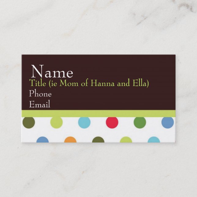 Cartão anca das mamães do pintinho (Frente)