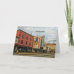 Cartão Anchorage Cityscape