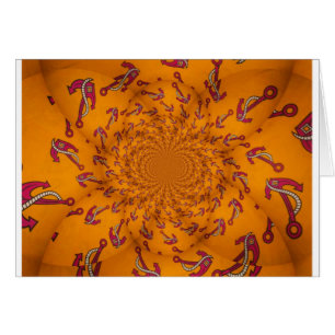 Cartão Anchor'd Africa: Um Nod Náutico para a Cultura Afr