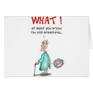 Cartão Ancião Farting