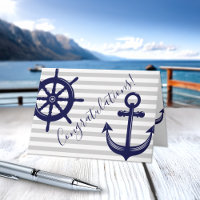 Âncora Roda do Leme do Barco Congratulações Náutic