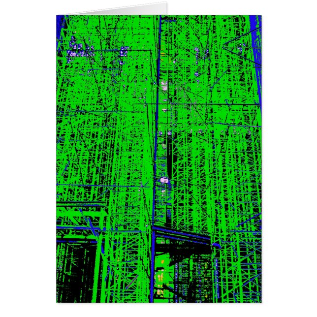 Cartão Andaime verde (Frente)